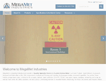Tablet Screenshot of megametusa.com